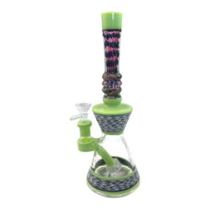 10" Fumed Wig Wag Beaker WP