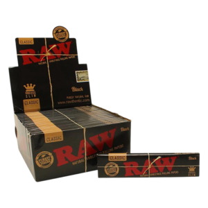 Raw Papers | Black Classic KS Slim 50pk 32ct Box