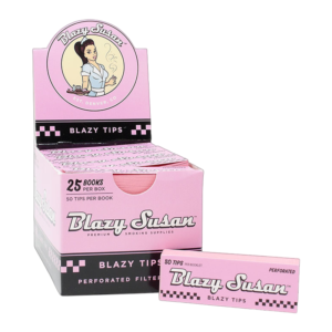Blazy Susan Pink Filter Tips 50ct Disp of 25