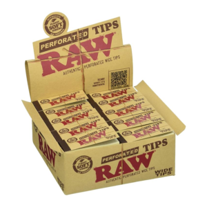 Raw Wide Perforated Tips 50ct