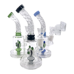 6" Twisted Bent Neck Bear Perc WP