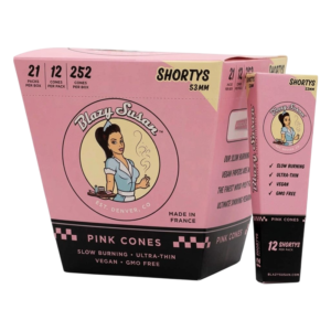 Blazy Susan Cones | Pink Shortys | 12pk 12ct Box