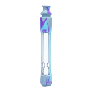 Silicone w/Glass Chillum