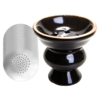 Zebra Clay Hookah Bowl