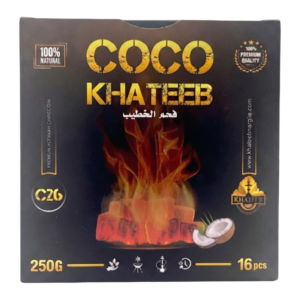 Khateeb 16ct Hookah Charcoal