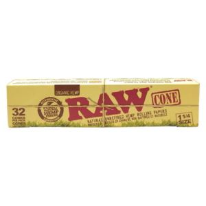 Raw Cones Organic 1 1/4 32pk