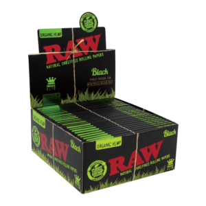 Raw Papers | KS | Black Organic Hemp | 50ct Box