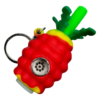 Silicone Pineapple Keychain Assorted HP
