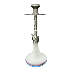 22" Magnum Stainless Steel Frosted Base Hookah