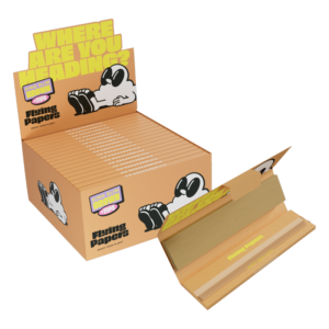Flying Papers Brown King Slim Size Paper + Filter tips 24 Booklets