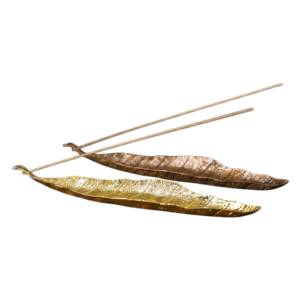 Alloy Leaf Incense Holder