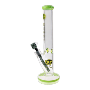 IC Glass - 14" Round Base w/WigWag Downstem & Bowl