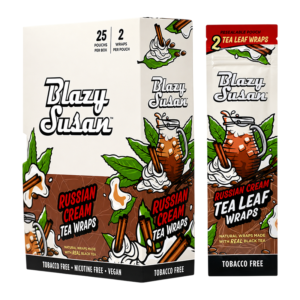 Blazy Susan Russian Cream Tea Leaf Wraps 2pk 25ct Box