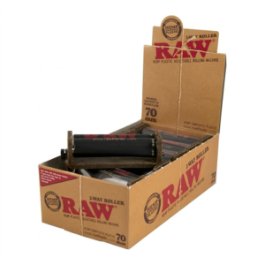 Raw 2 Way Hemp Rolling Machine 70mm 12ct Box