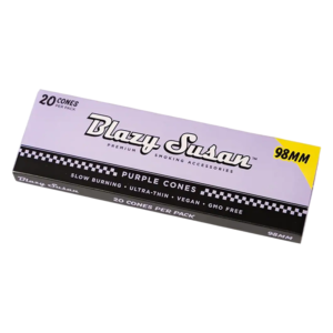Blazy Susan Cones | Purple 98mm | 20ct