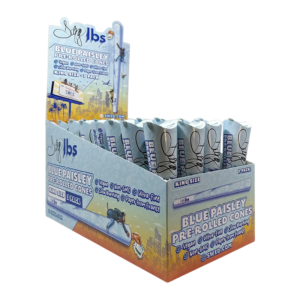 Dogg Lbs | Blue Paisley Pre-Rolled KS Cones | 3pk 32ct Box