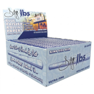 Dogg Lbs | Blue Paisley KS Slim Rolling Papers | 50pk 50ct Box