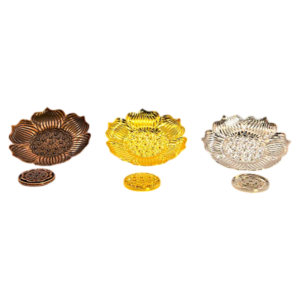 Round Alloy Incense Holder Stands