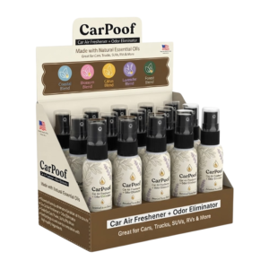 CarPoof Air Freshener + Odor Eliminator | 15ct Box