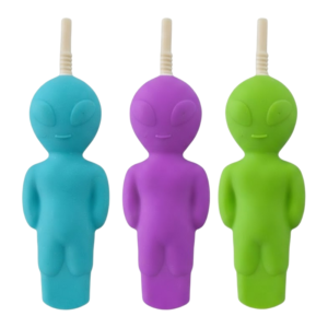 Silicone Alien Straw w/ Ceramic Tip