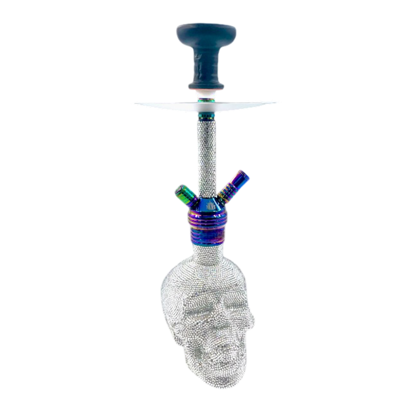 19'' MOB Swarovski Skull Hookah