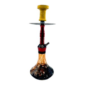 17" Khateeb Color Engraved Stem Hookah