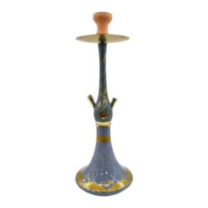27" Khateeb Cracked Wood Hookah