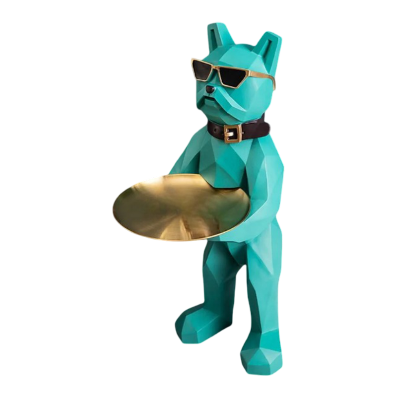 27" Bulldog Figure Hookah Stand