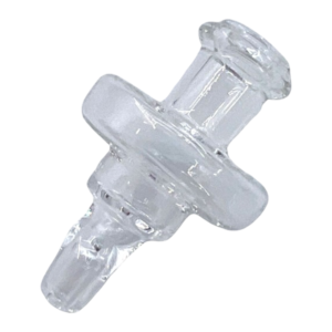 Curved Leg Clear Carb Cap