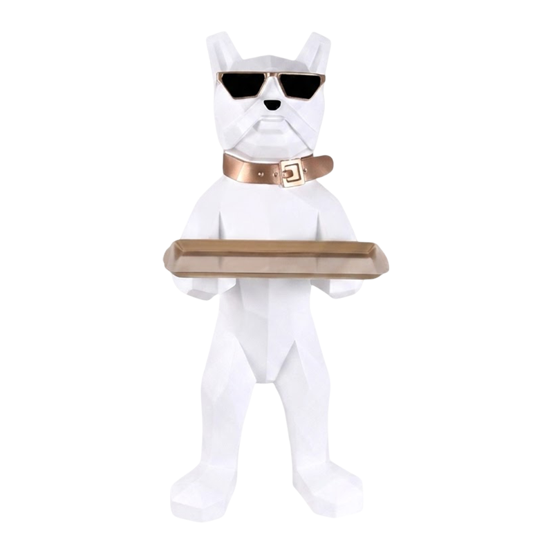 35" Khateeb Bulldog Figure Hookah