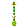25" Khateeb Round Base Flower Hookah | 2 Hose