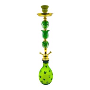 25" Khateeb Round Base Flower Hookah | 2 Hose
